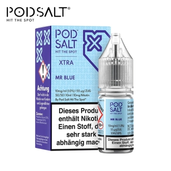 Pod Salt Xtra Nikotinsalz - Mr Blue - Liquid 10ml